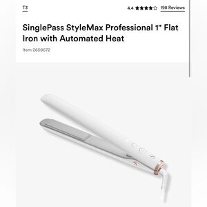 T3 SinglePass StyleMax Professional 1" Flat Iron with Automated Heat
